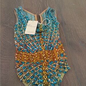Vibrant Beaded Women's Top